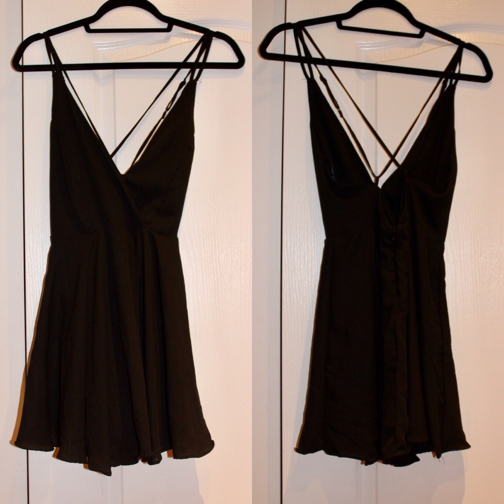 Urban Outfitters Cross Back Skater Dress Size XS